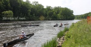 356 miles of rivers photo with paddlers
