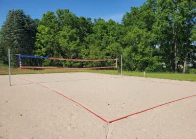 Volleyball court at Harrington Inn