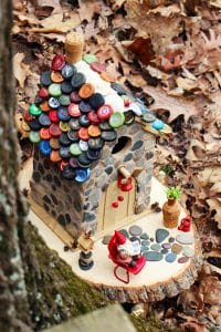 Fairy house in forest