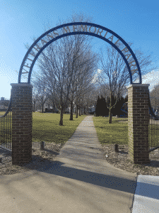 Entrance to Veteran's Memorial Park