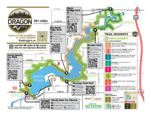 Dragon Map by the Newaygo County Tourism Council