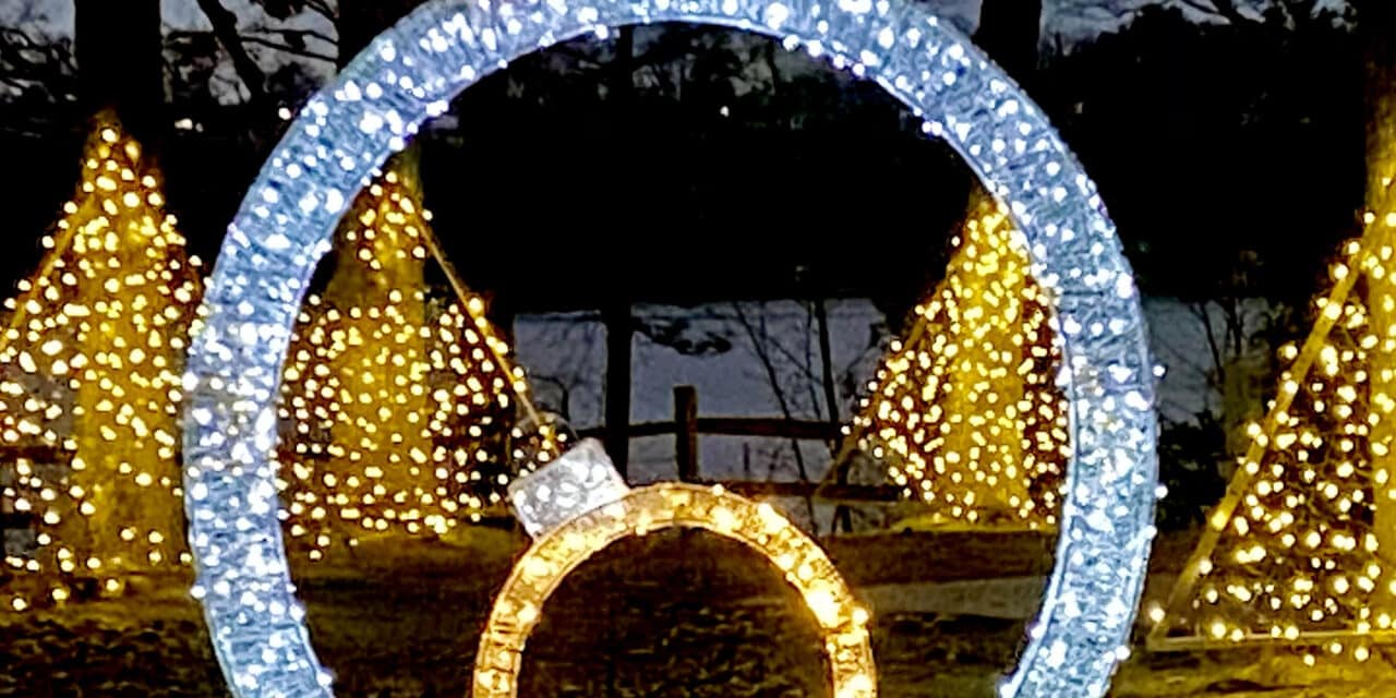 A Dazzling Light Display at Croton Township Campground!